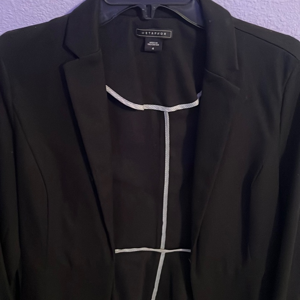 Blazer black size 4